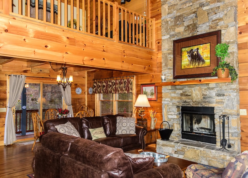 cabin living room