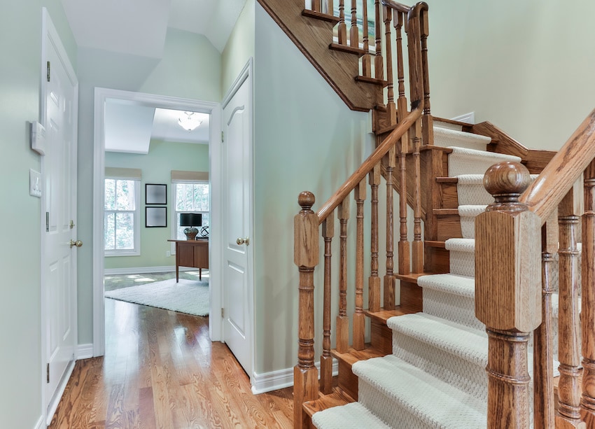 staircase banister