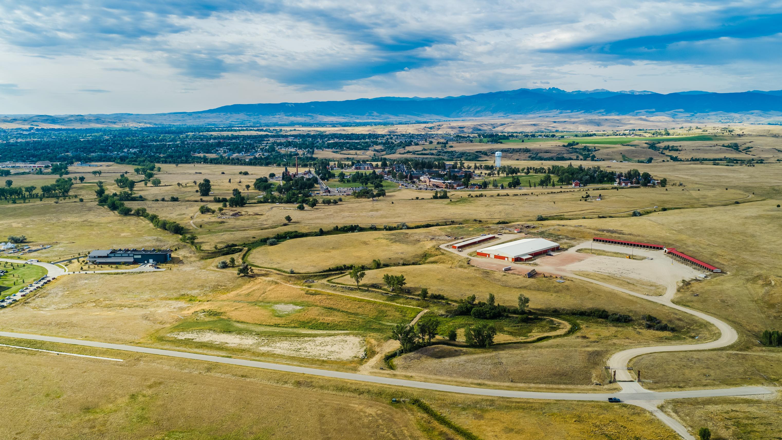 Closer aerial perspective of Eagle View Lot 1